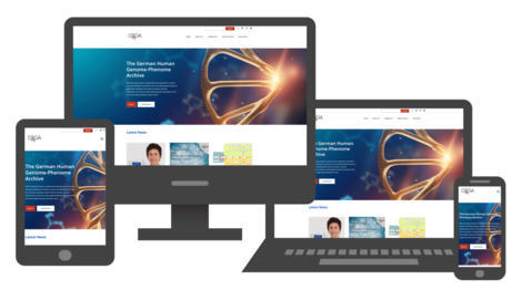 Webdesign für GHGA