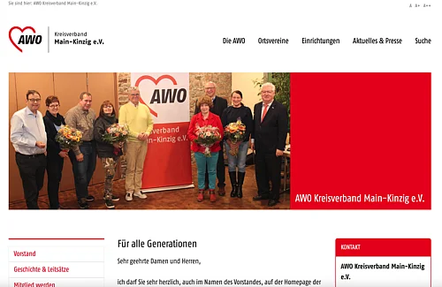 Screenshot Main Kinzig Kreis