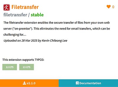 Screenshot filetransfer im TER