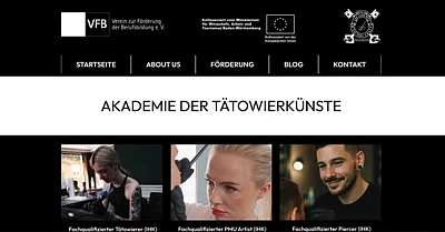Relaunch Ausbildungswebsite für Tätowierer