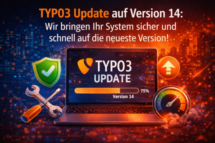 TYPO3 Update auf v14 Illustration