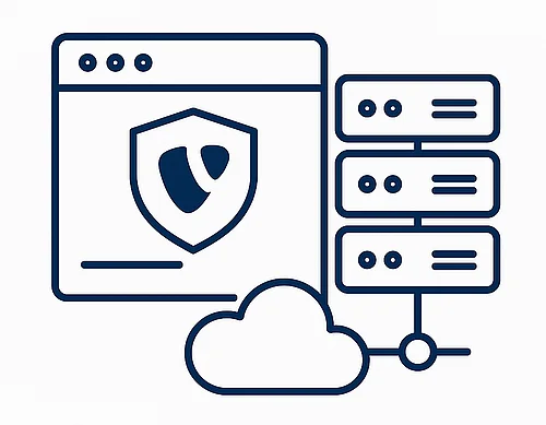 Illustration TYPO3 Hosting