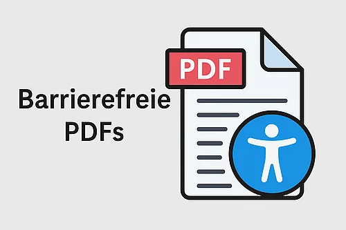 Bild auf dem barrierefreie PDFs steht