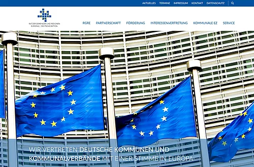 Screenshot der Website www.rgre.de
