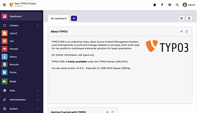 TYPO3 v14.0.0 erschienen