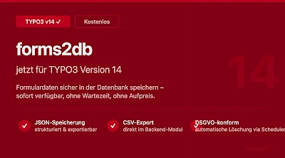forms2db jetzt für v14
