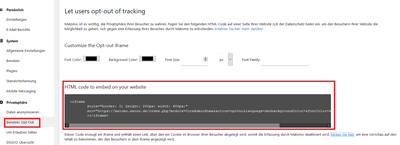Opt-Out tracking